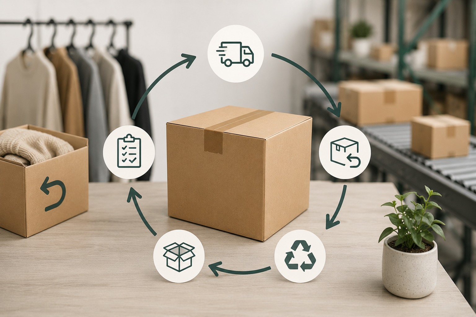 Processus de logistique inverse dans le e-commerce