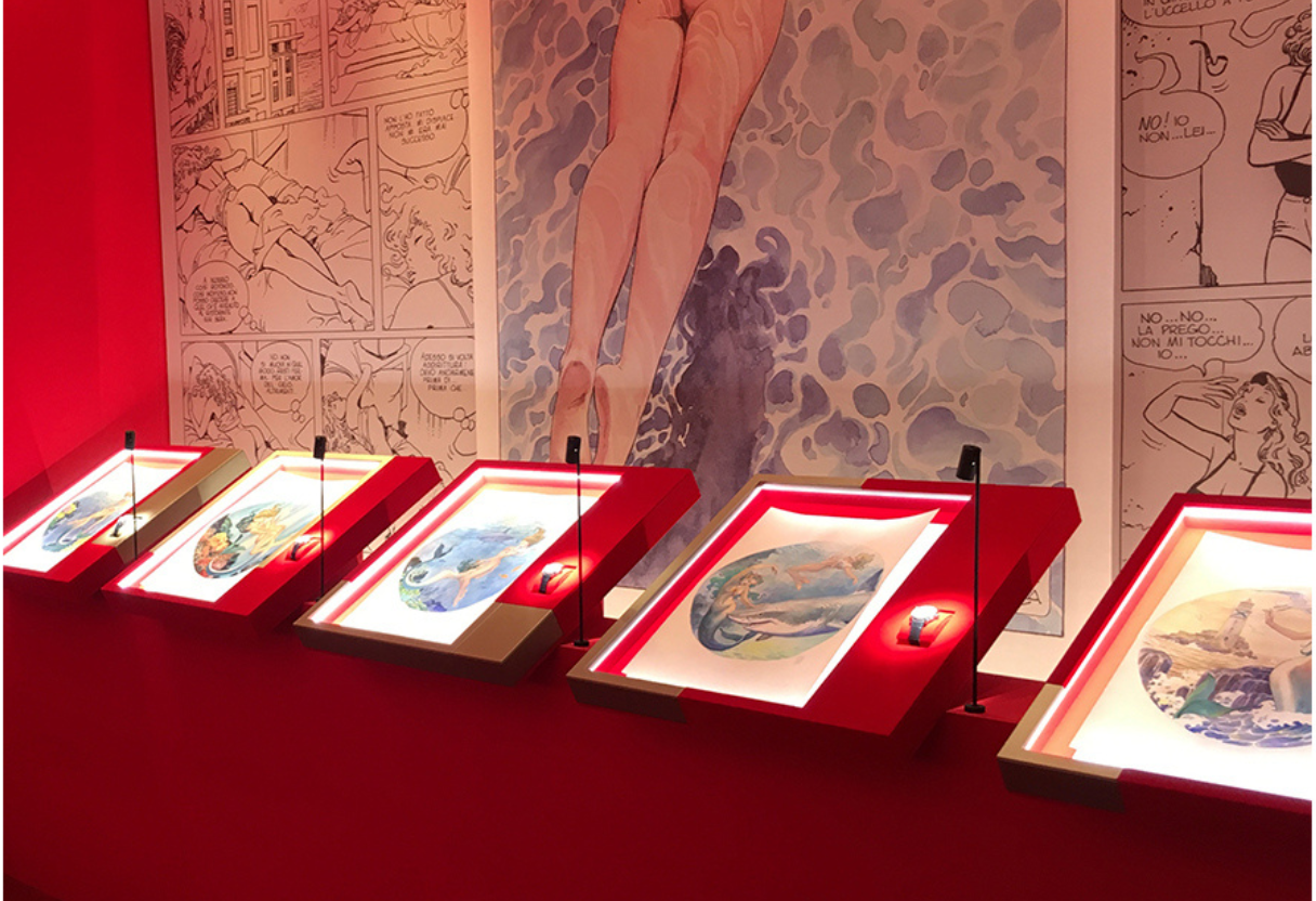 Exposition artistique haut de gamme avec vitrines – Busch Group
