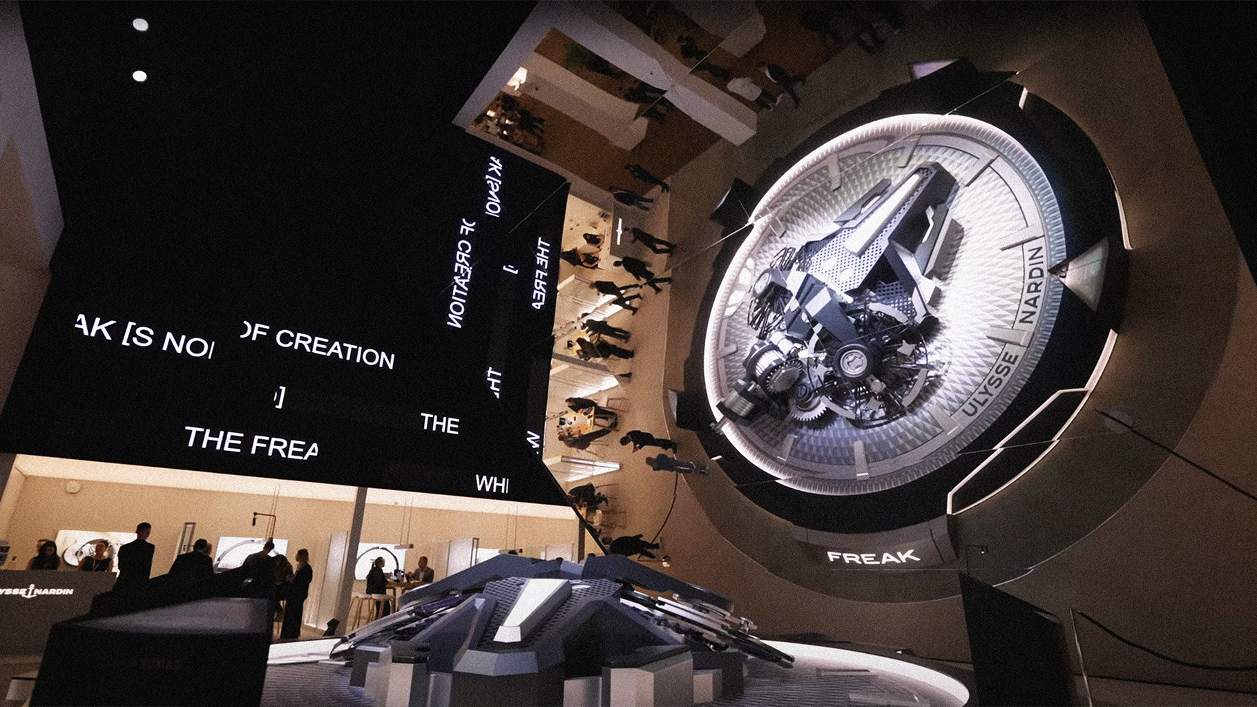 Stand d’exposition horloger de luxe – Ulysse Nardin Freak – Busch Group
