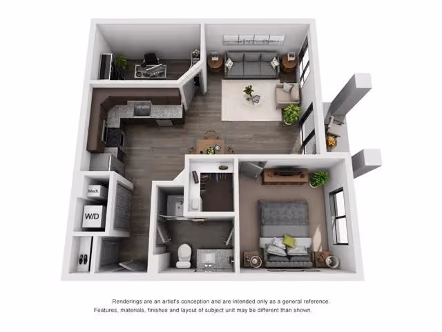 1A + Bonus Room layout