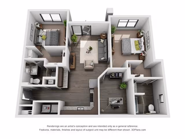 2A + Bonus Room layout
