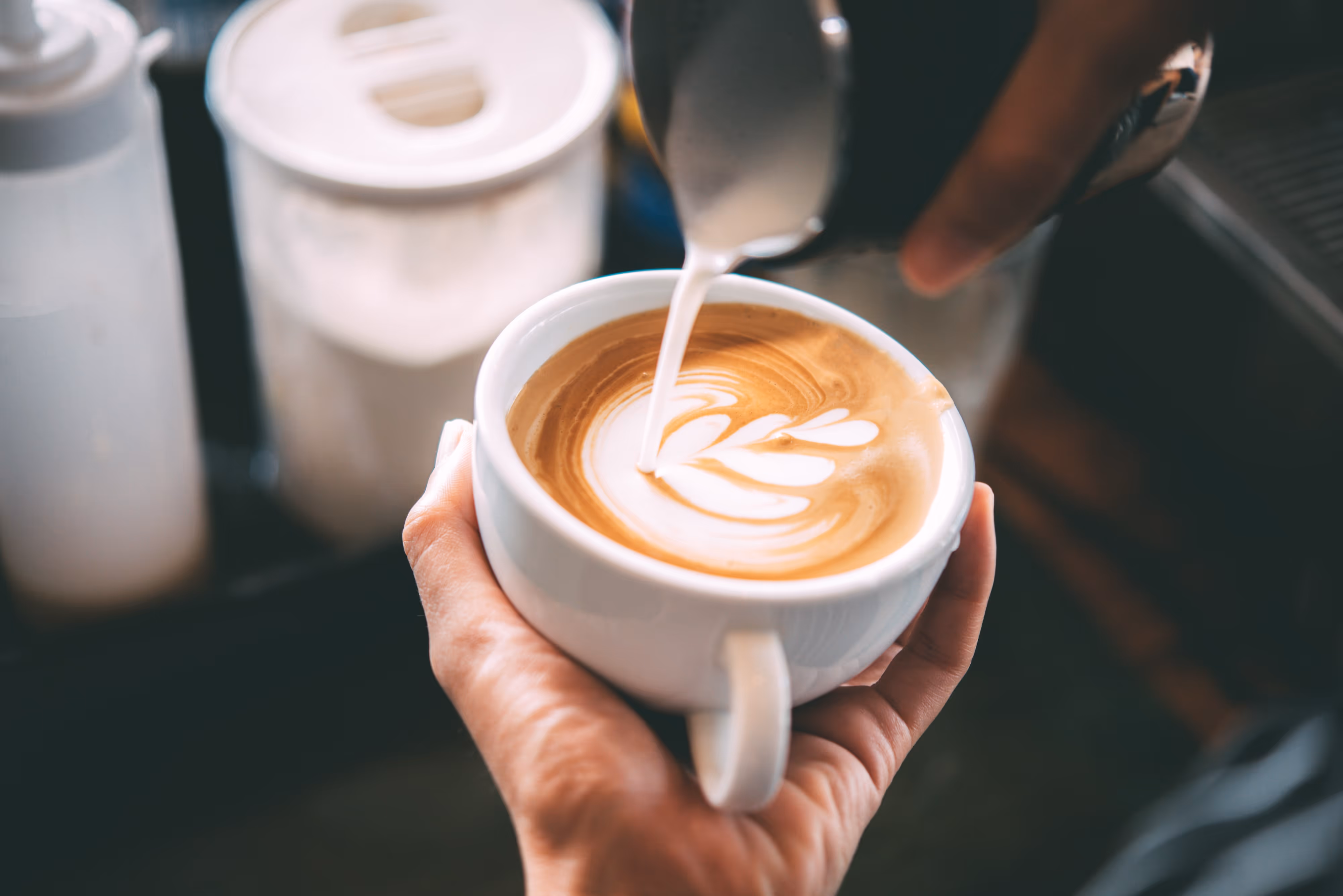 Latte Stock Photo