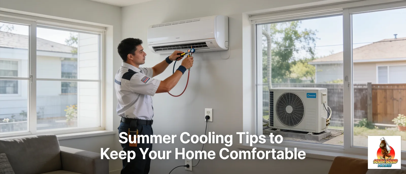 South Sound Ductless provides air conditioning services including installation, repair, and maintenance to keep homes