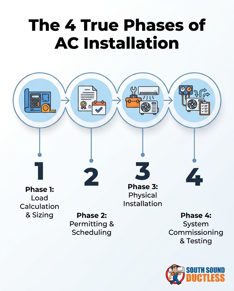 The 4 True Phases of AC Installation