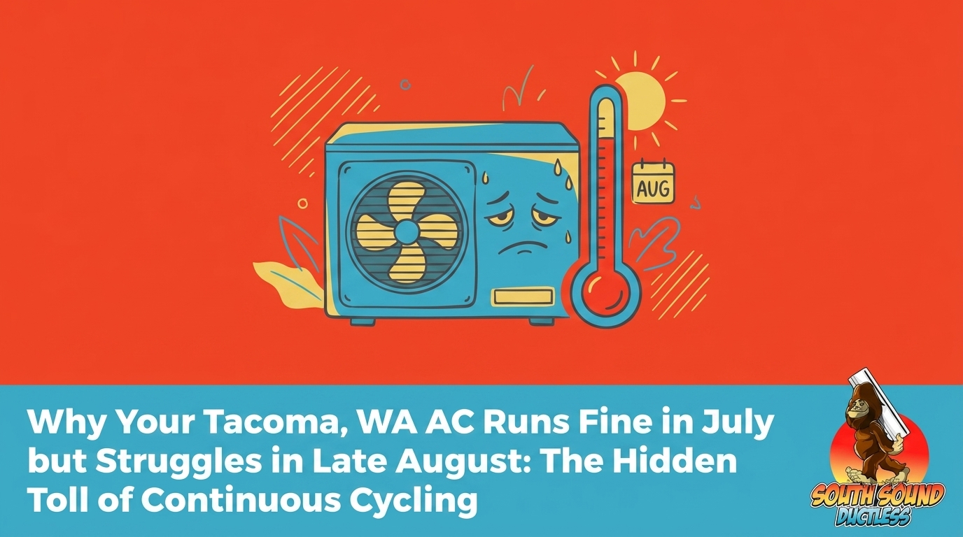 Why Your Tacoma, WA AC Runs Fine in July but Struggles in Late August: The Hidden Toll of Continuous Cycling — featured image