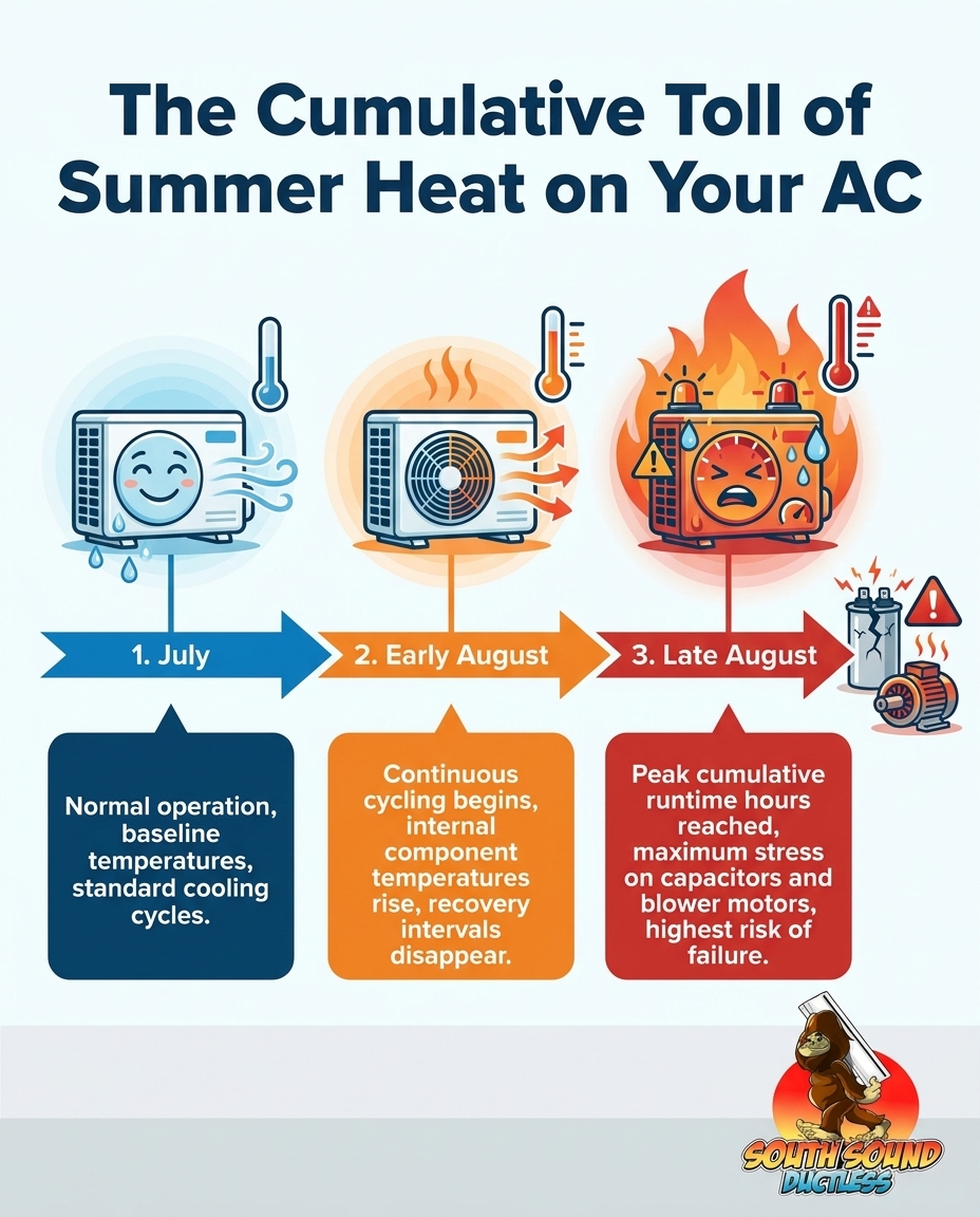 The Cumulative Toll of Summer Heat on Your AC