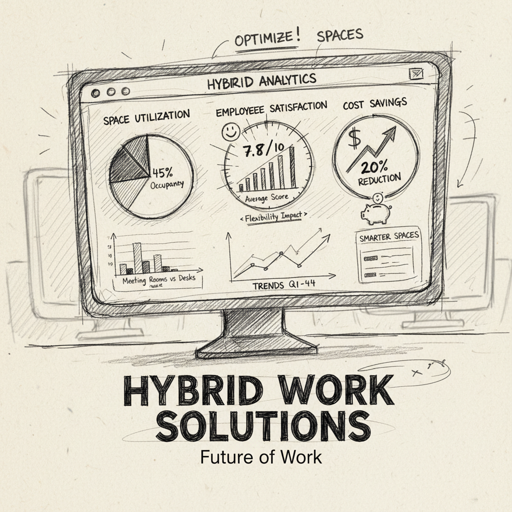 hybrid work solutions performance monitoring dashboard and analytics
