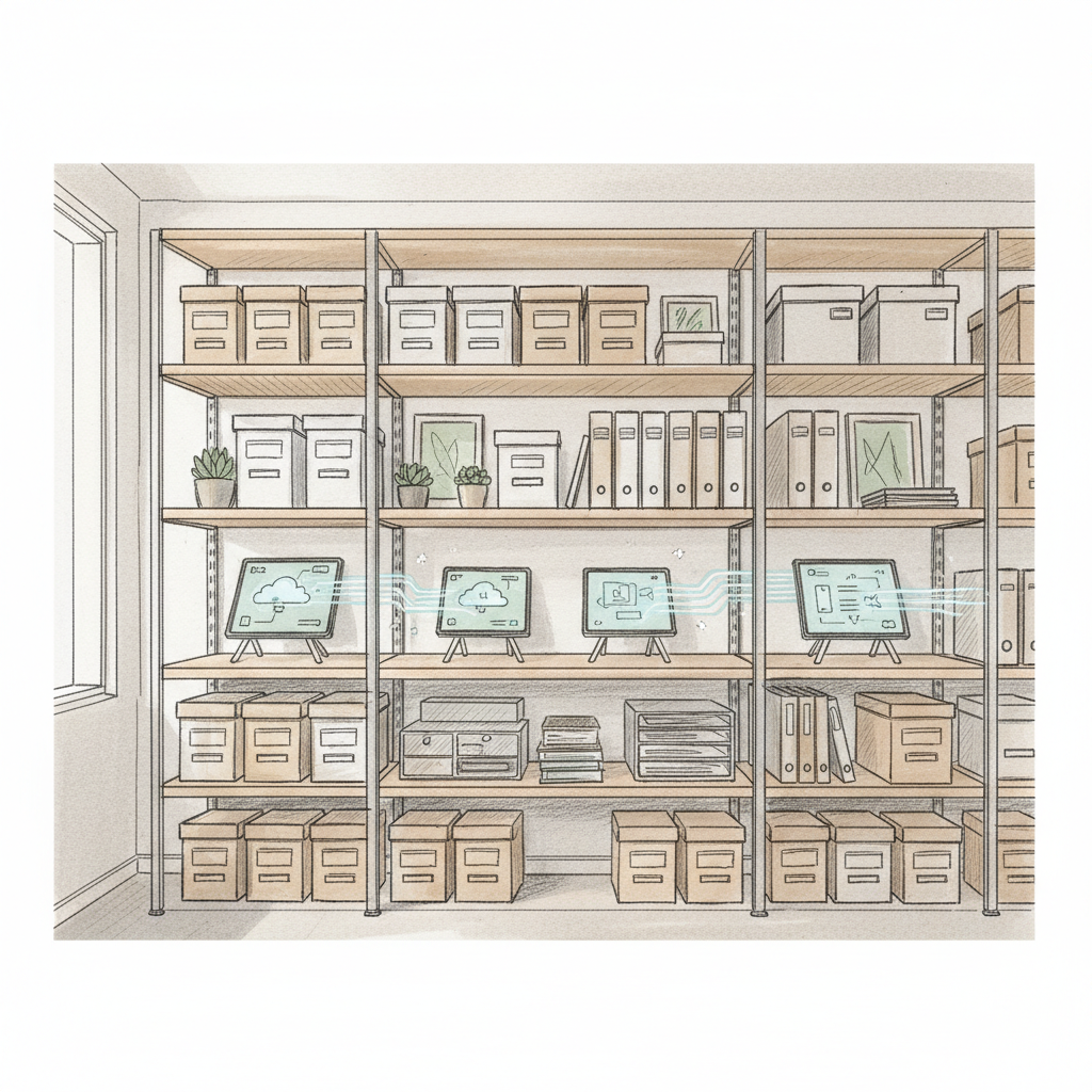 optimized office storage solutions showing how to optimize office space through organization