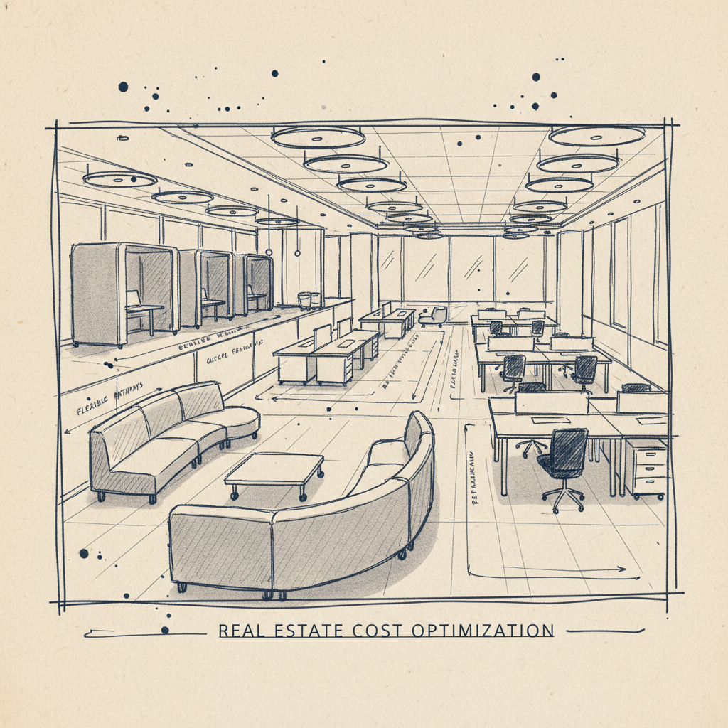 real estate cost optimization through flexible workspace design and activity-based working