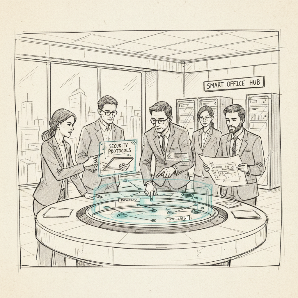 Corporate real estate technology privacy and security planning session