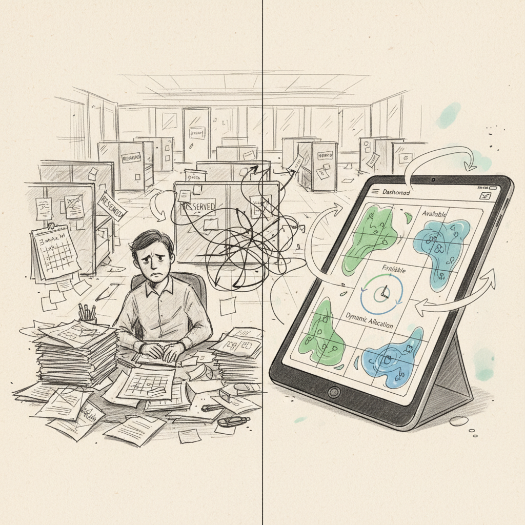 dynamic space allocation benefits comparison traditional vs modern systems