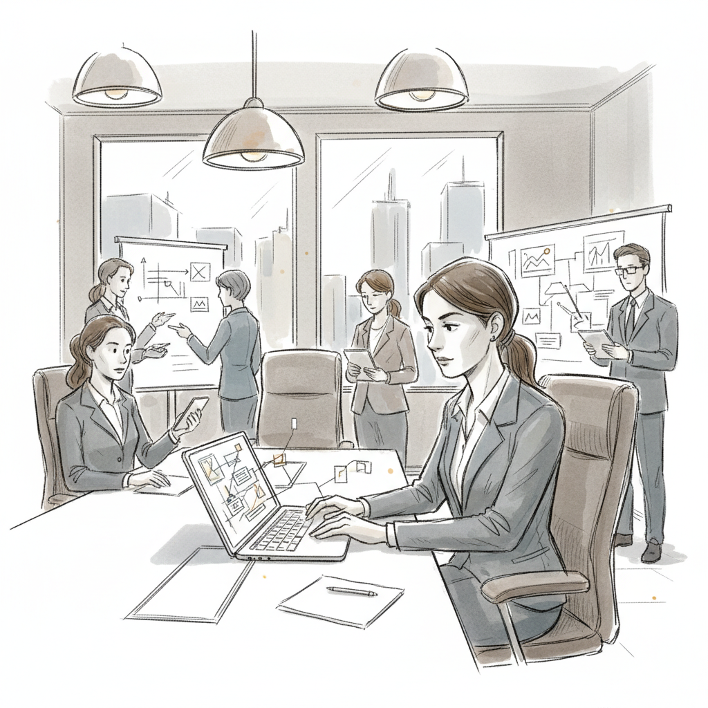 Corporate real estate leader implementing workplace agility strategies using data analytics