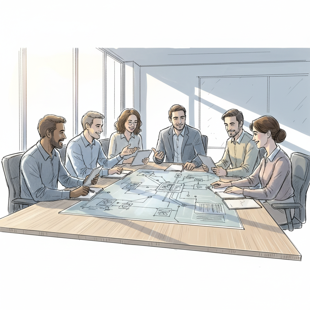 Team collaboration enabled by workplace intelligence platform co-attendance coordination