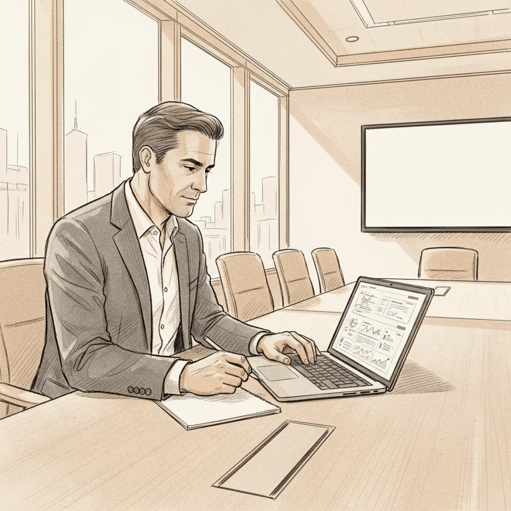 corporate real estate leader evaluating meeting room booking systems comparison