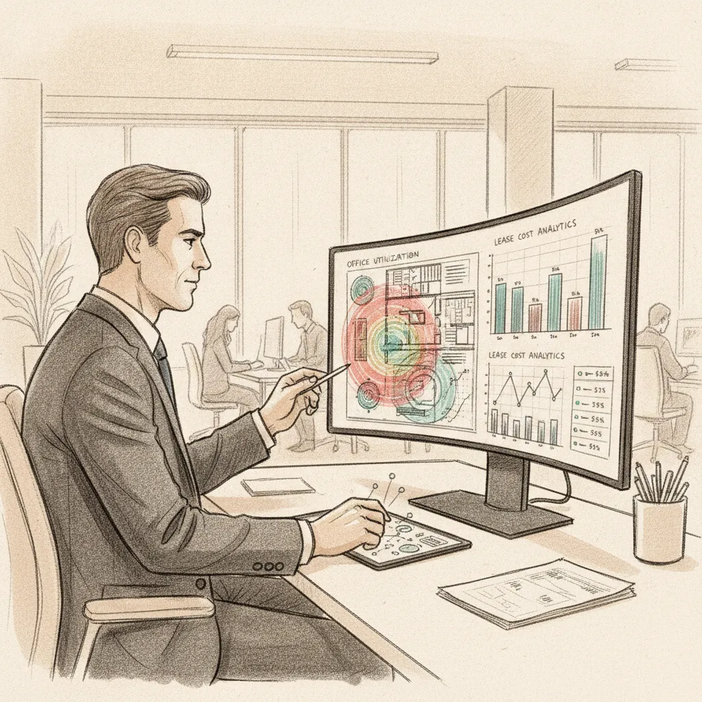 corporate real estate leader using flexible workspace management analytics for portfolio optimization