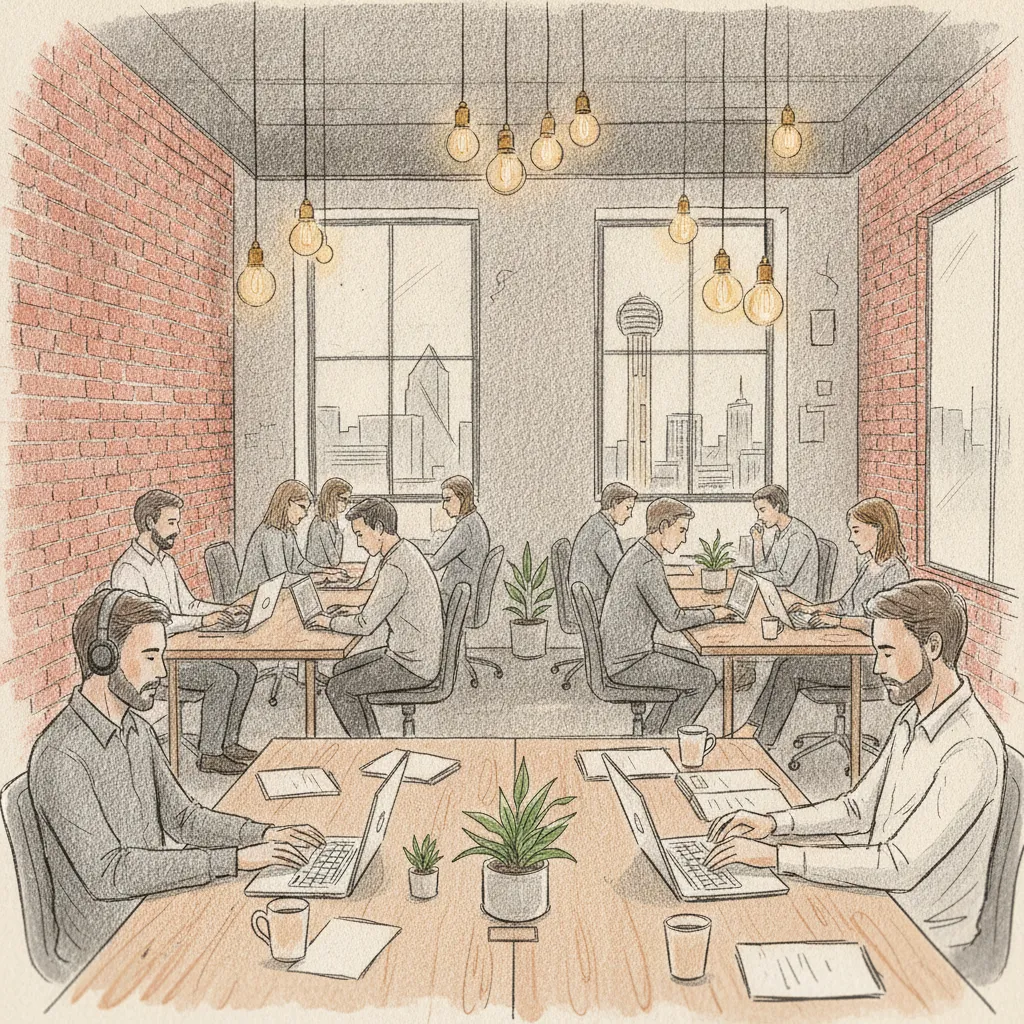 flexible office space in dallas coworking interior design