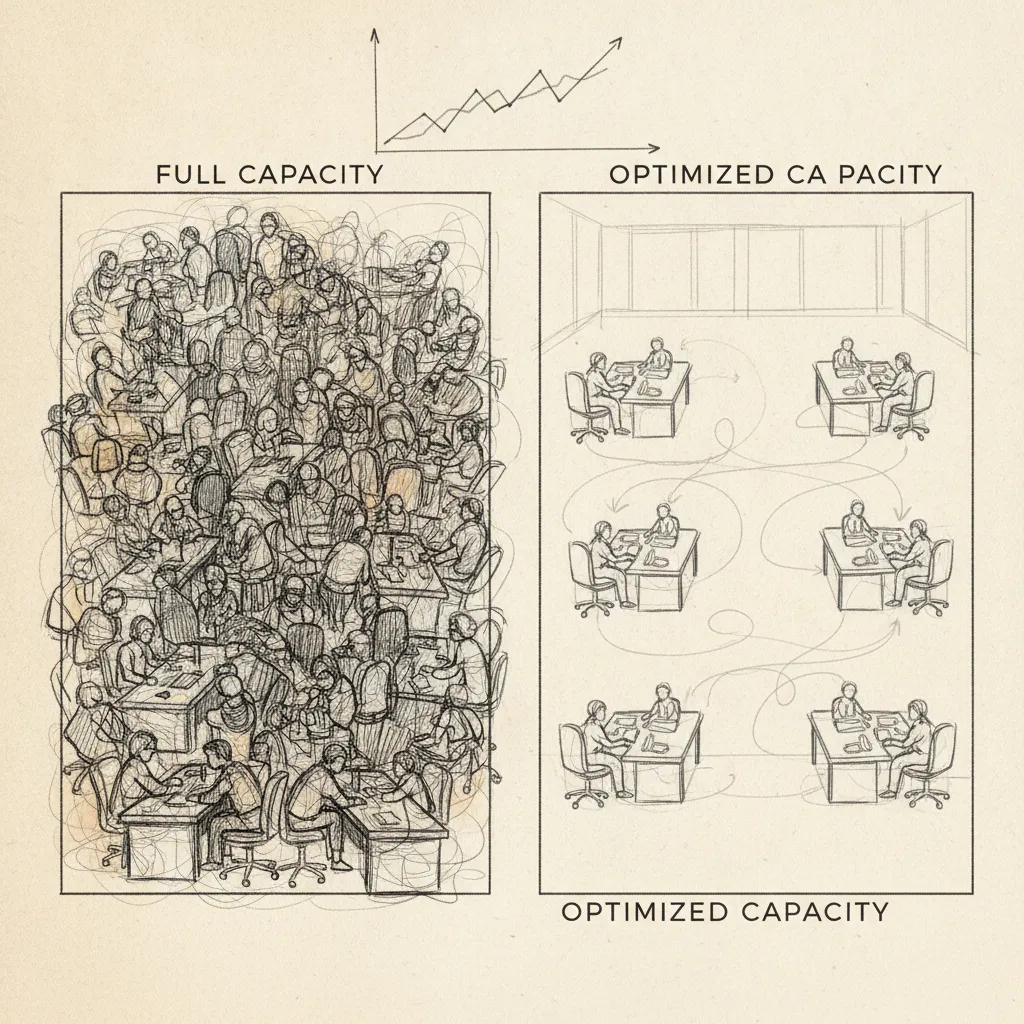 workplace capacity utilization summary