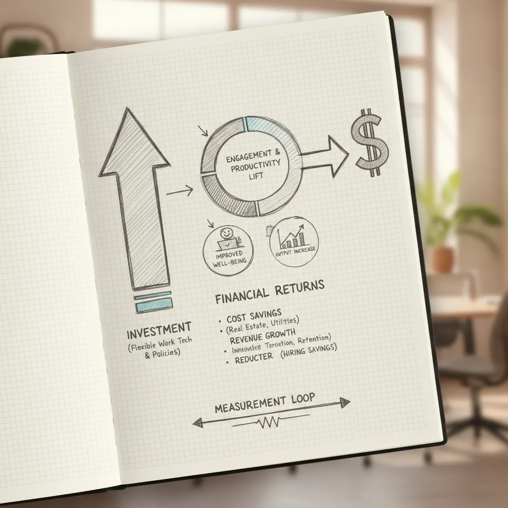 workplace flexibility ROI measurement example