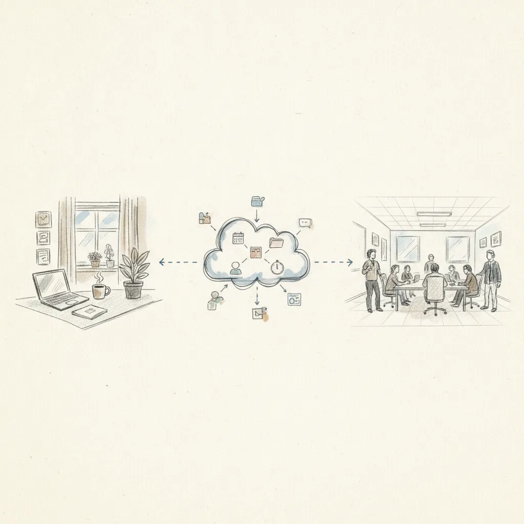 hybrid workplace flexibility example