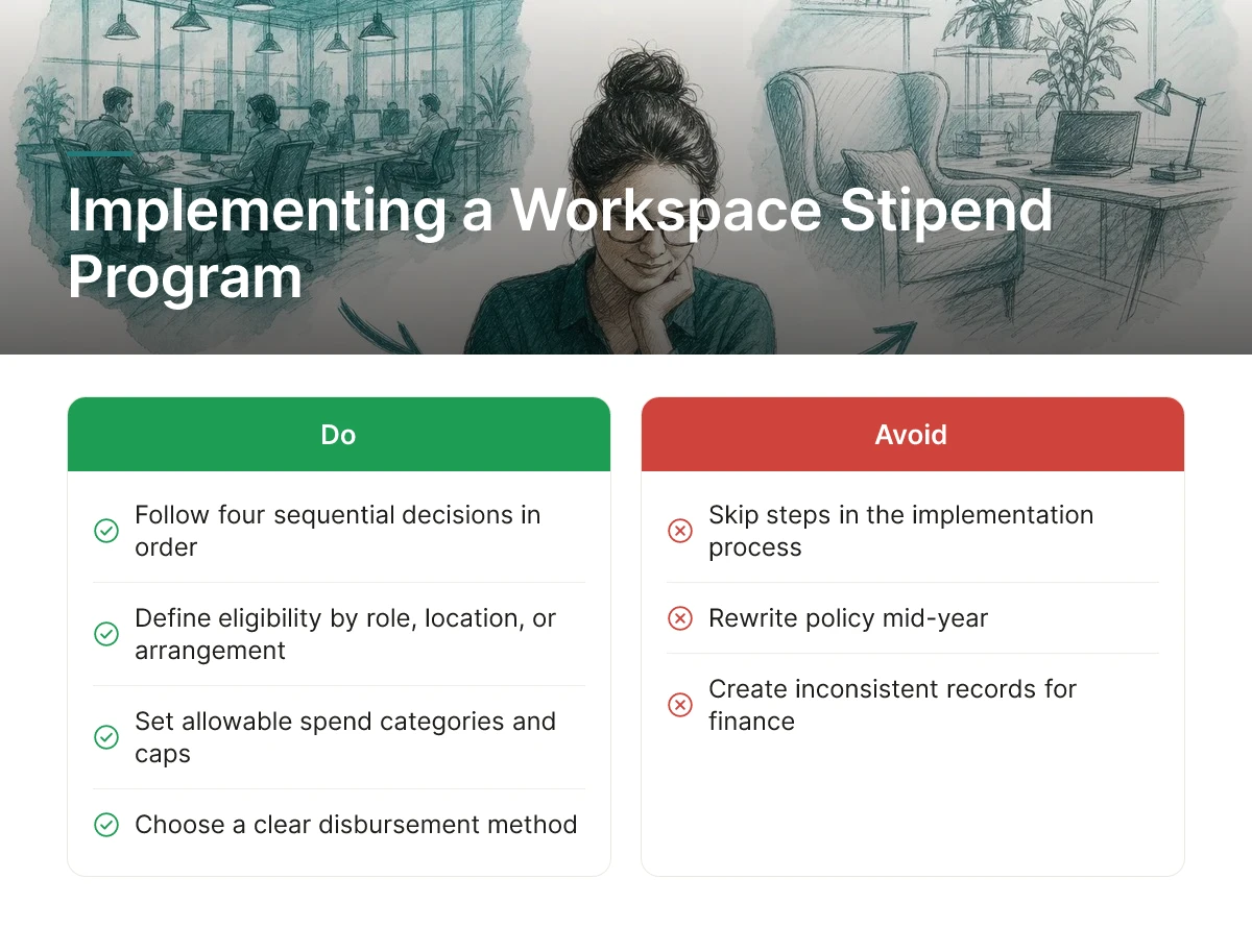 Implementing a Workspace Stipend Program