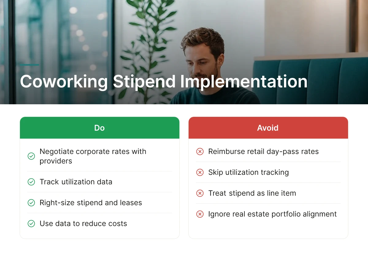 Coworking Stipend Implementation