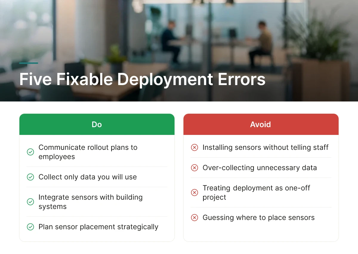 Five Fixable Deployment Errors