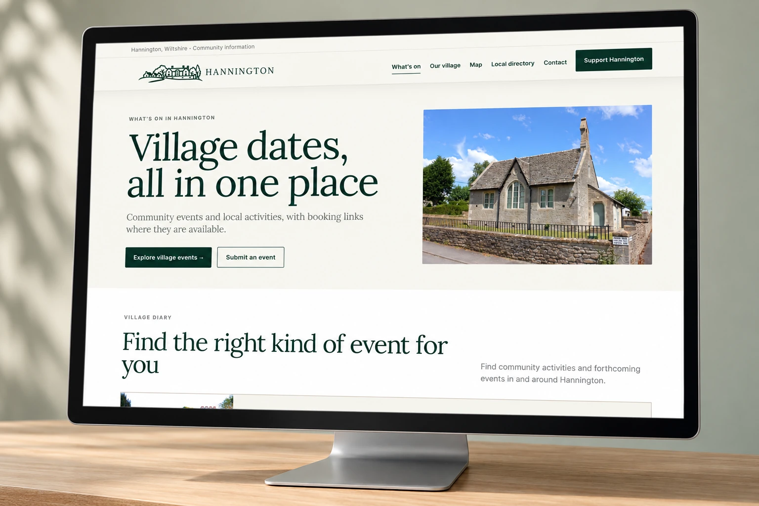 What’s On turns interest in village life into a practical next step.