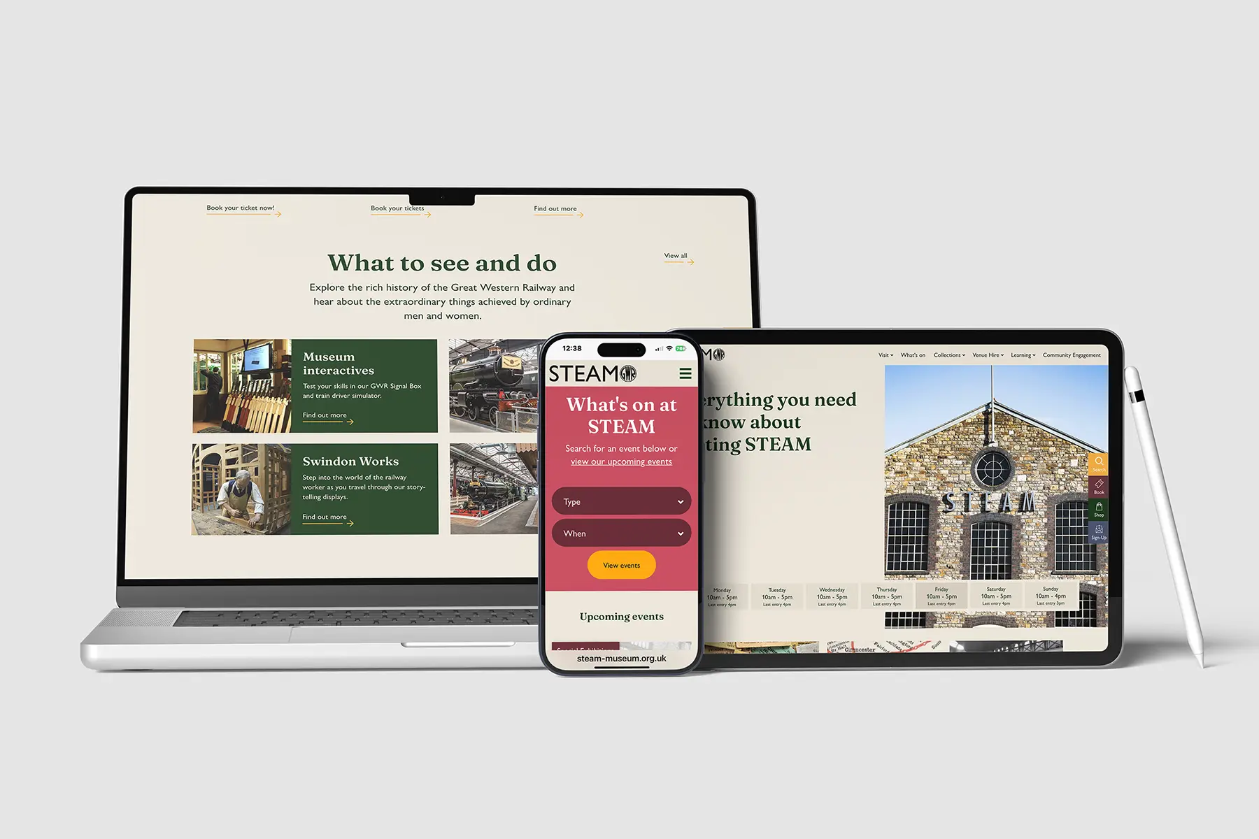 bravedog-website-design-swindon-steam-museum