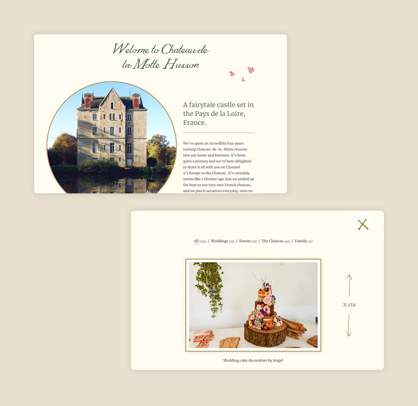 escape-to-the-chateau-website-design