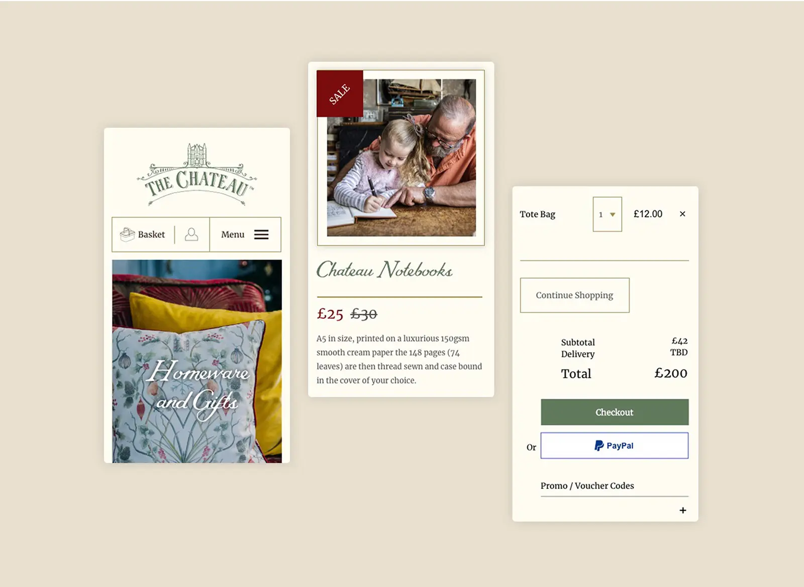 escape-to-the-chateau-website-design