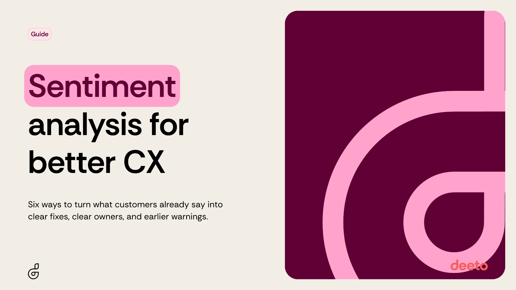 Sentiment analysis for better CX