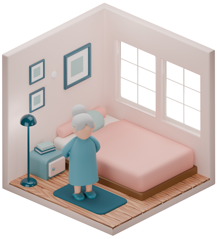 Your parent wants to age at home. You want to make sure they’re safe.