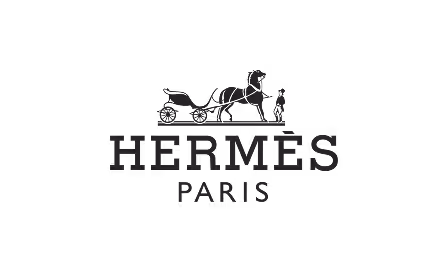Hermès Paris logo featuring a horse-drawn carriage and groom.