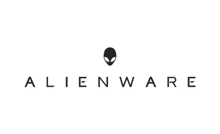 Alienware logo featuring the word and an alien head symbol above the text