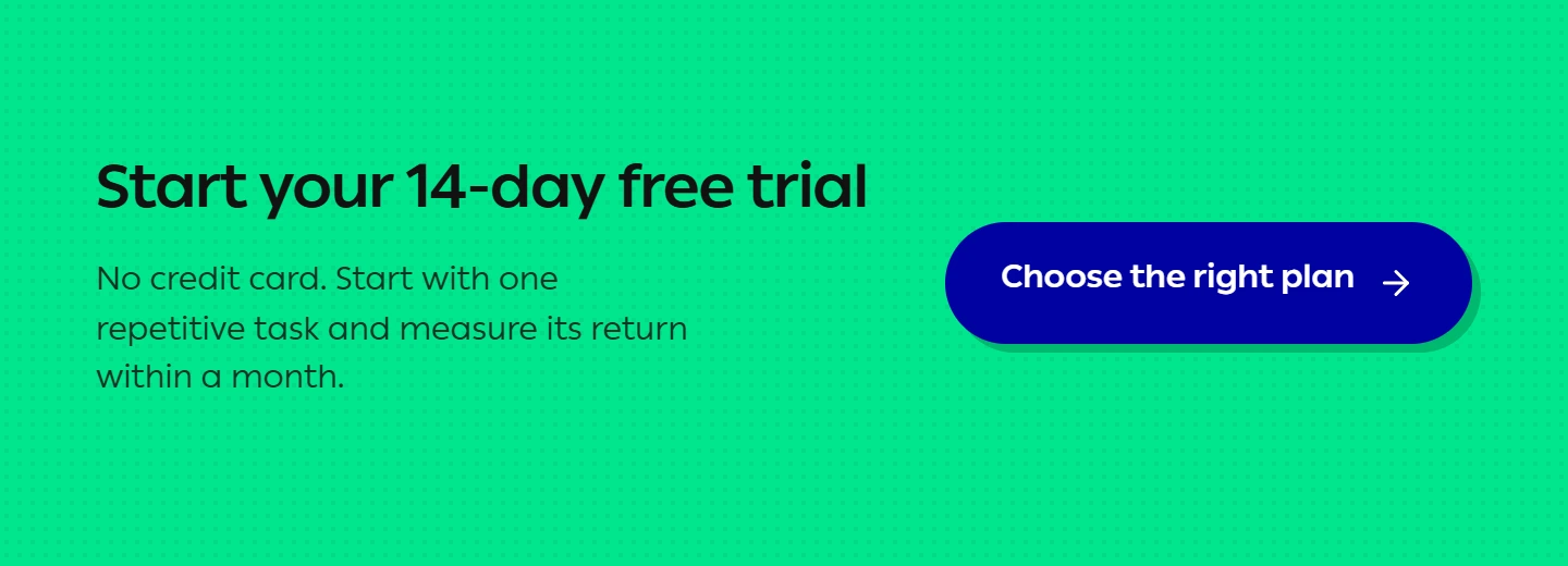  Choose the right plan for your business