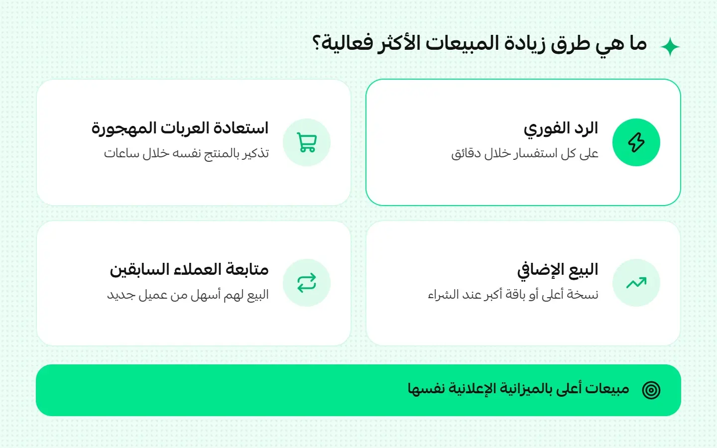 طرق أكثر فعالية لزيادة المبيعات