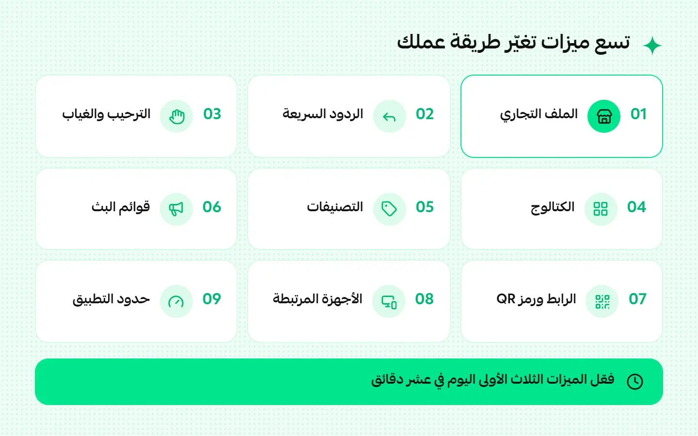 تسع ميزات تغيّر طريقة عملك