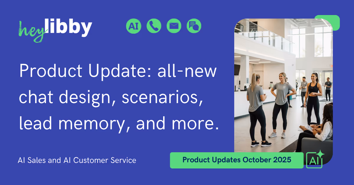 AI Product Updates October: all-new chat design, scenarios, lead memory, and more. 