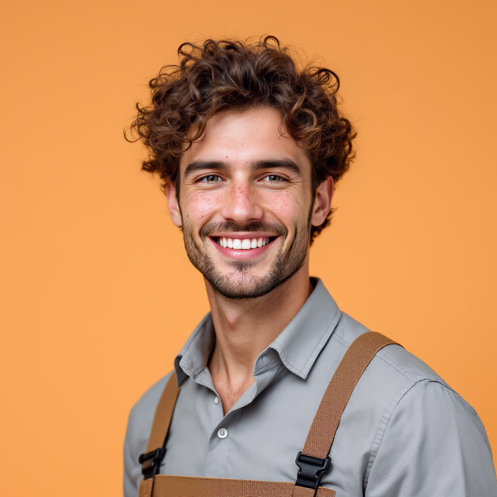 [headshot] image of customer (for a home inspector)