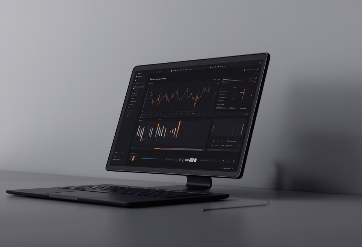 [digital project] image of editing software on a screen (for a music studio)