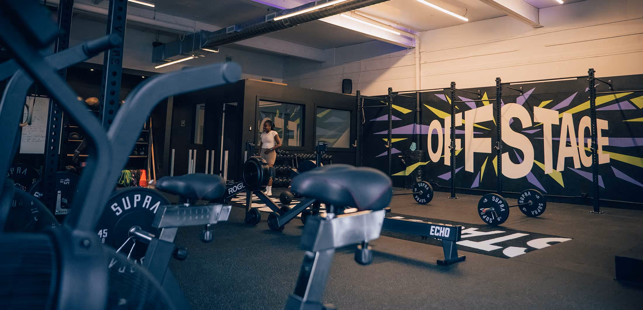 Inside view of the gym