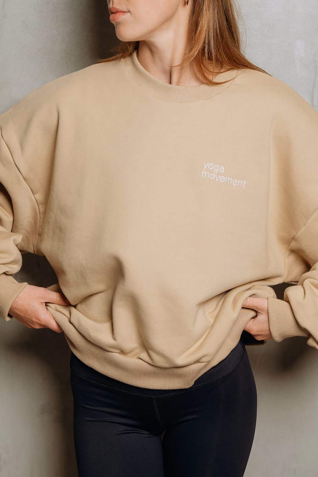 OG Yoga Movement bavlněný crewneck