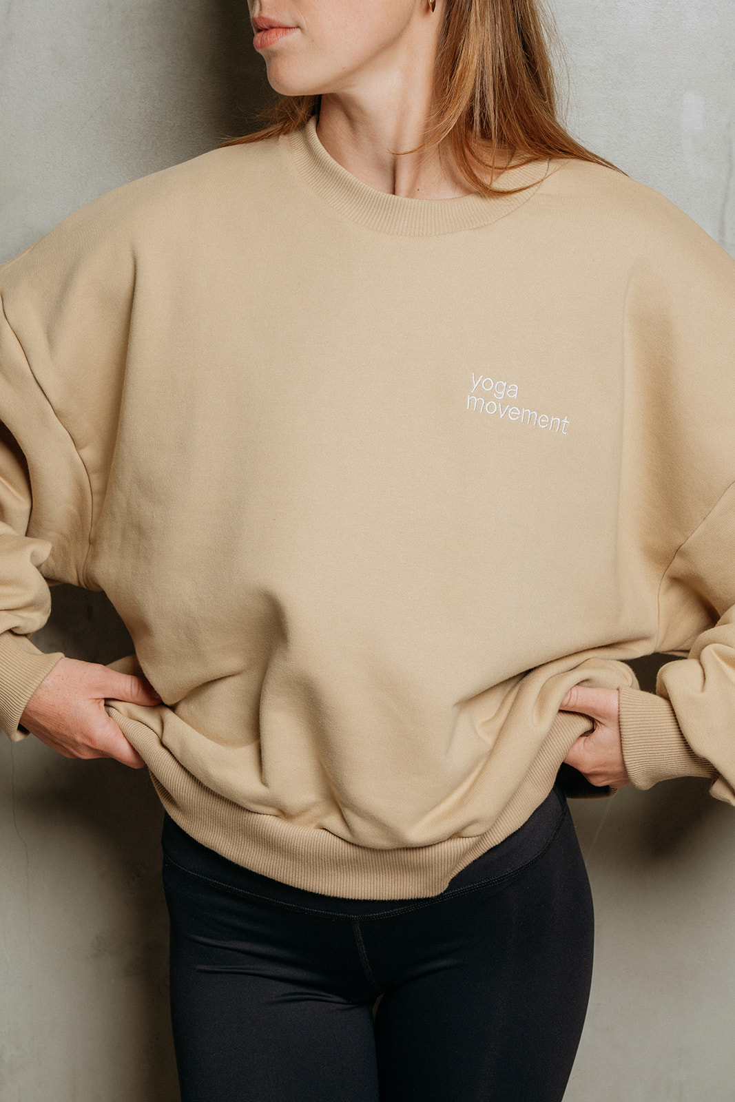 OG Yoga Movement bavlněný crewneck