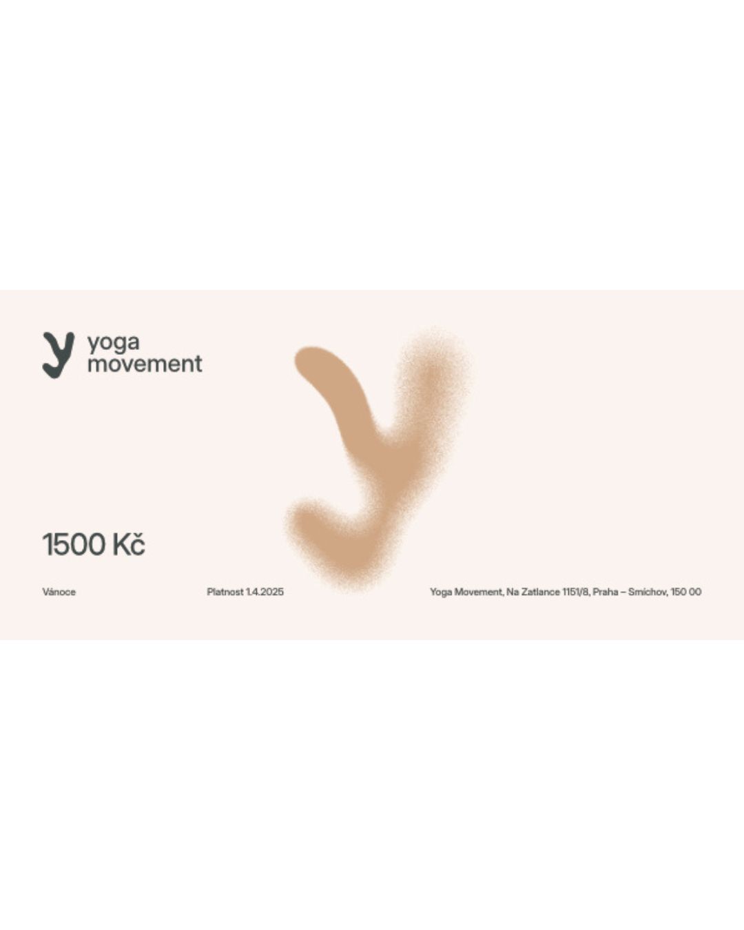 Dárkový poukaz 1500 Kč