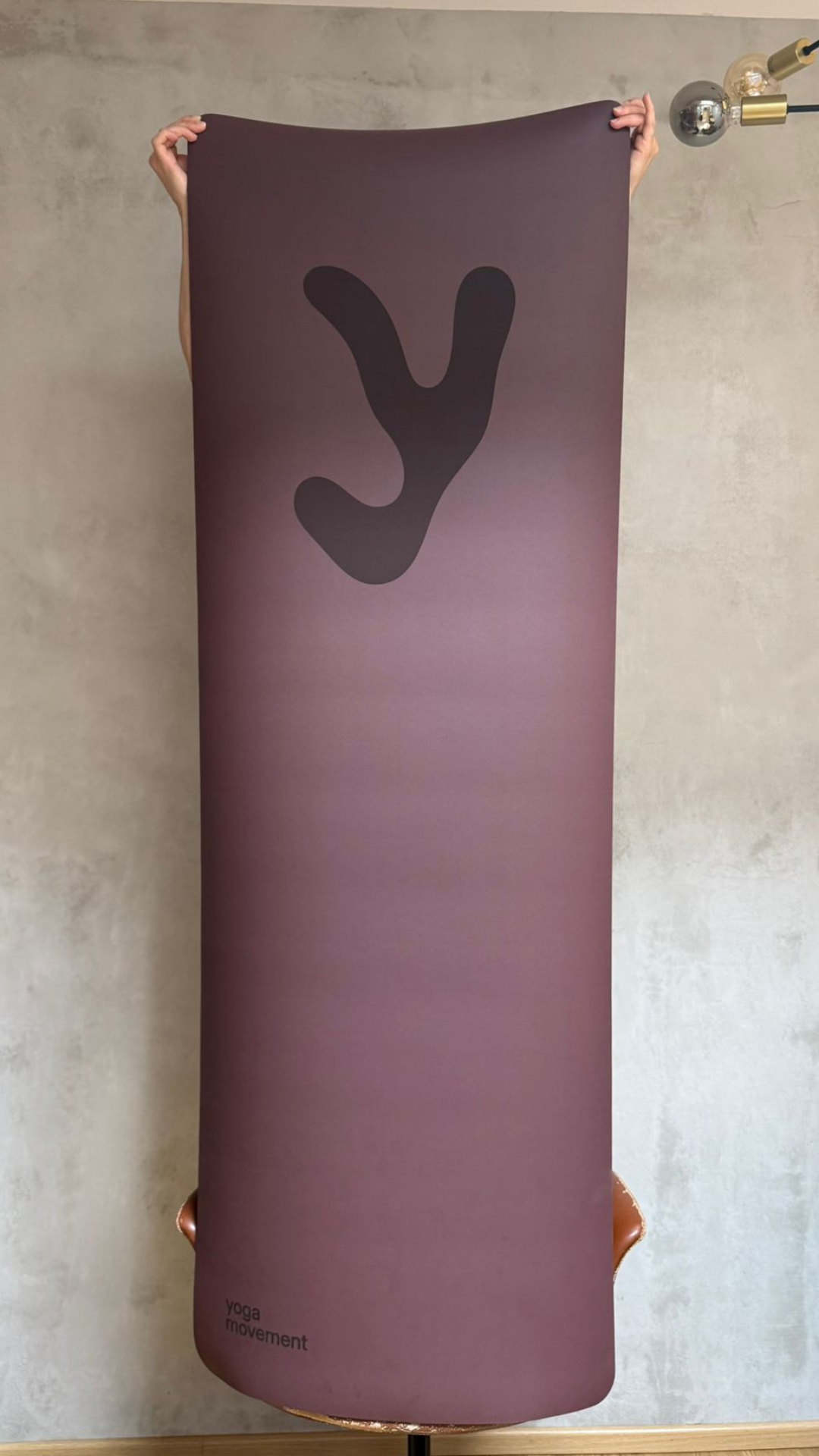 YM Yoga Mat tmavá starorůžová