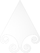 Decorative arrow used to automatically scroll to the top of the page.