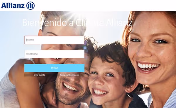 Paso 1 del proceso para redistribuir aportaciones en el portal de Allianz