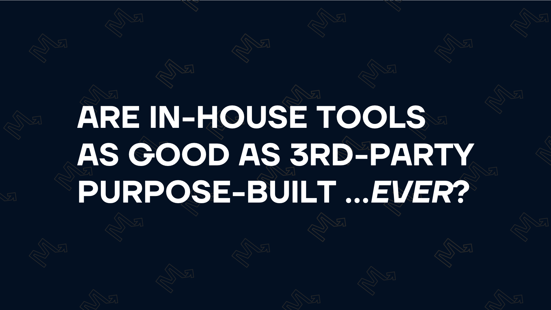 MedTech Field Inventory Automation & Case Management: Buy or Build?