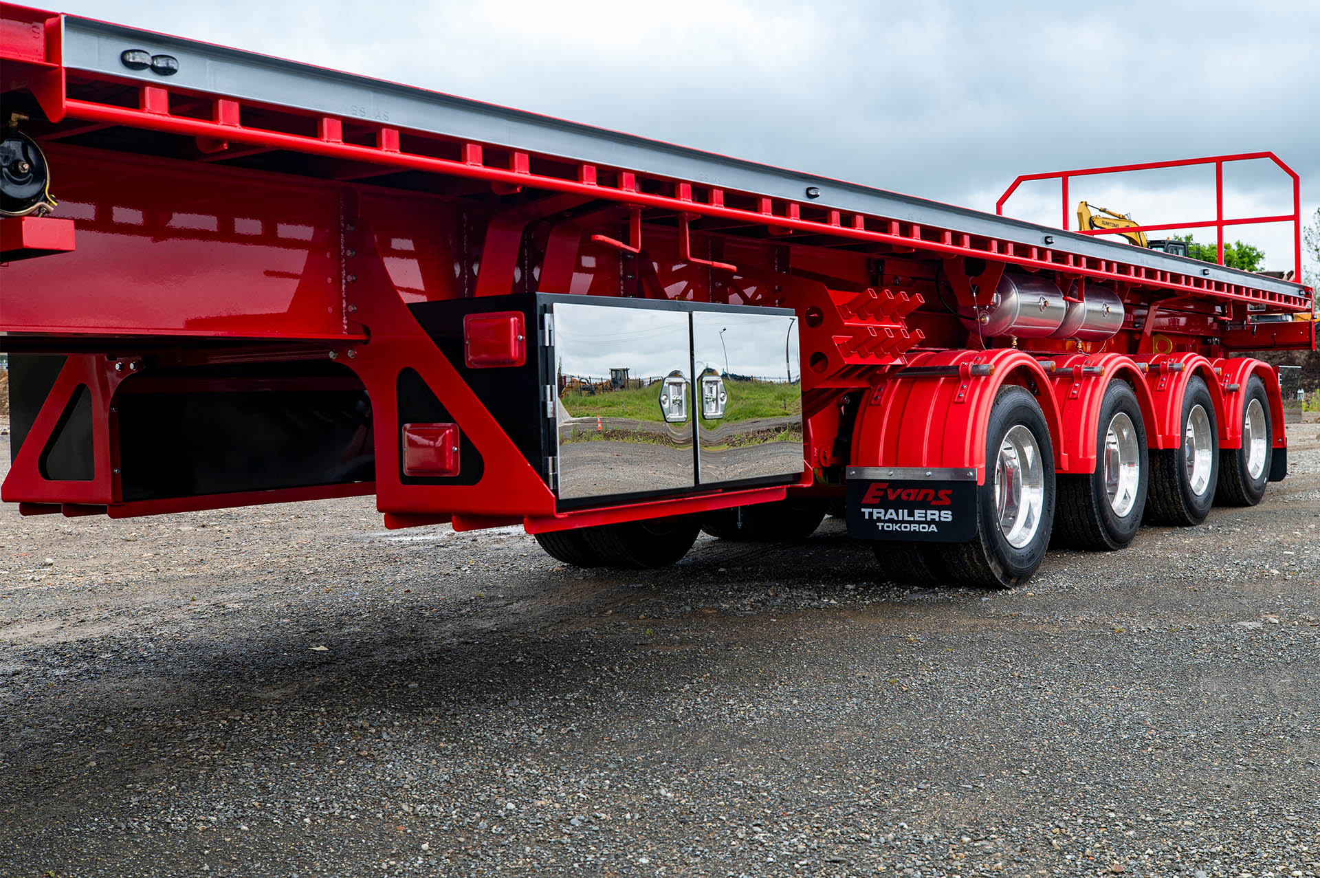 4 Axle Semi Flat Top Extendable Toolbox