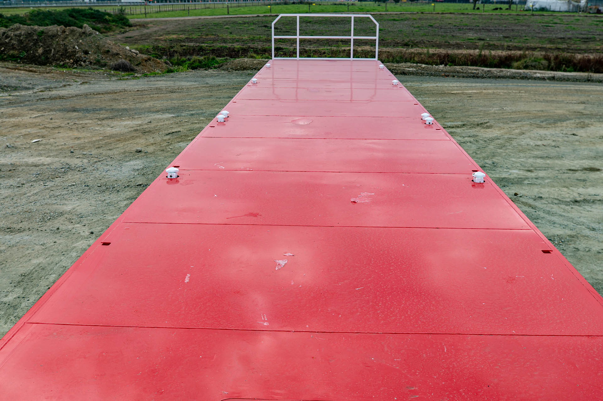 4 Axle Semi Flat Top Deck View